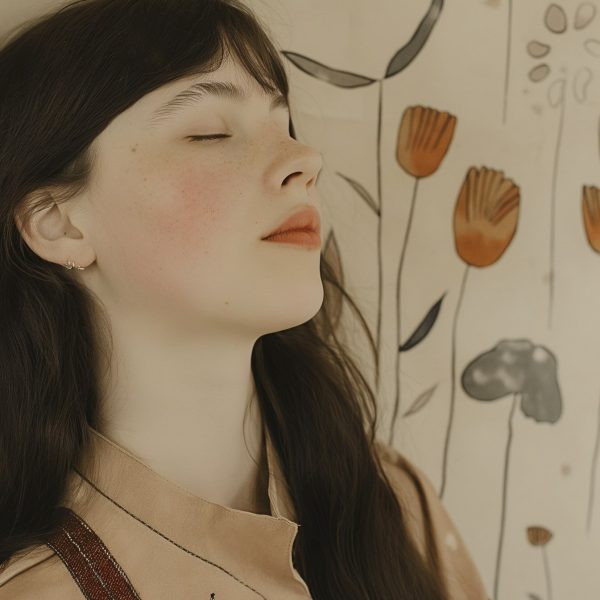 Serene Portrait of Young Woman